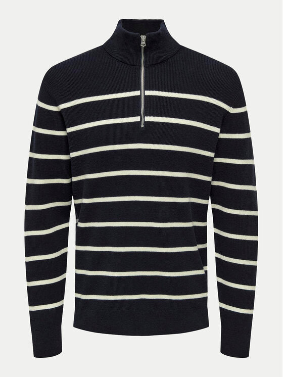 Sweater Only&Sons Zip Blue