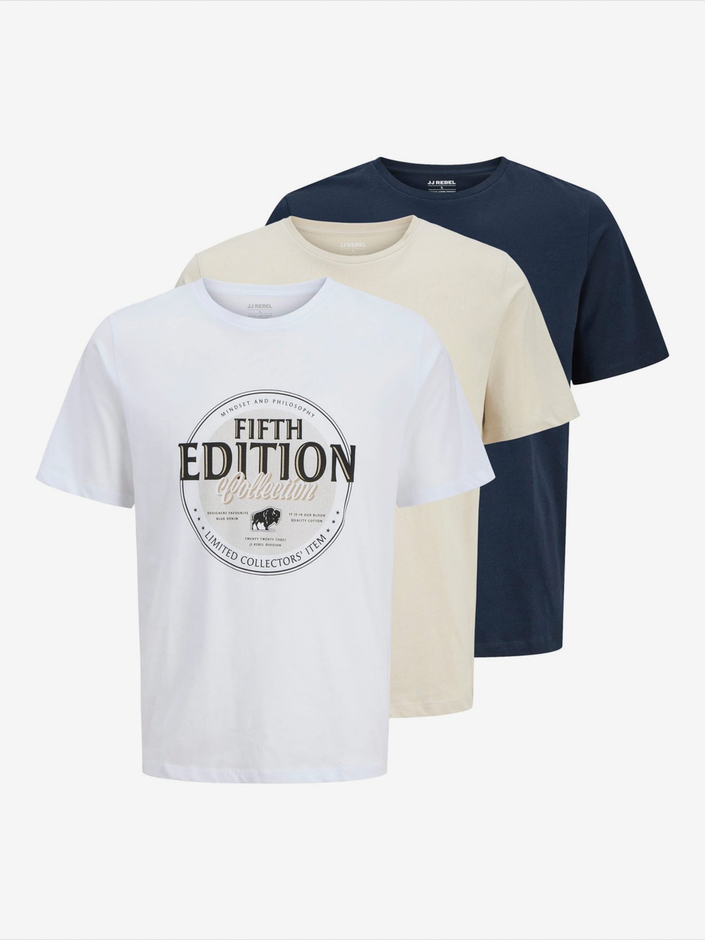Pack 3 Tshirt JJ Rebel Heritage