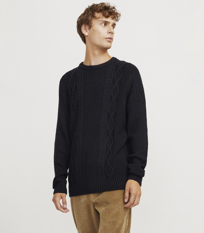 Sweater JJ REBEL Knit Black