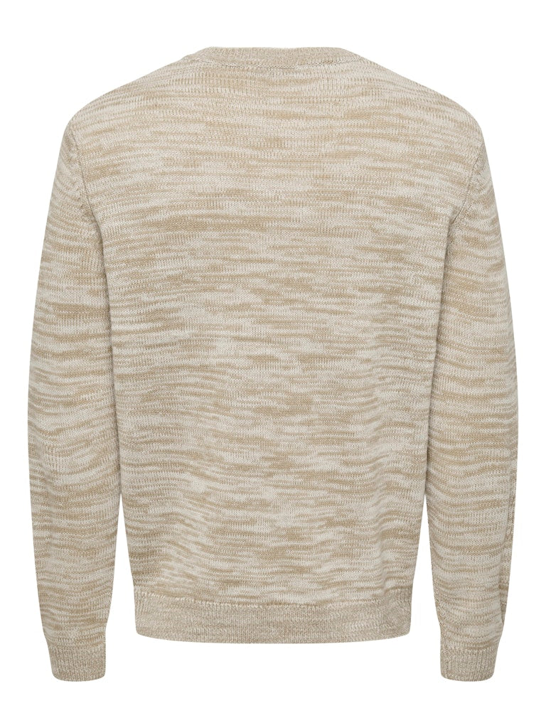 Sweater Only&Sons Knit Beige