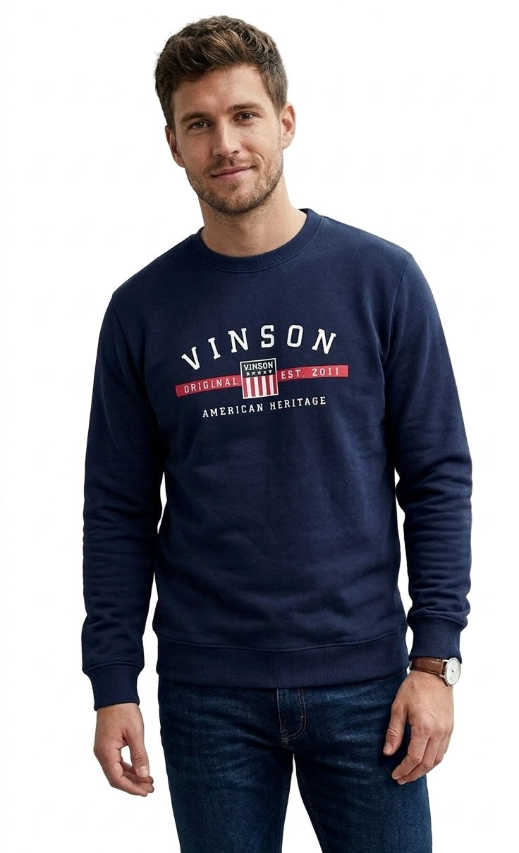 Sweater Vinson Crew Blue