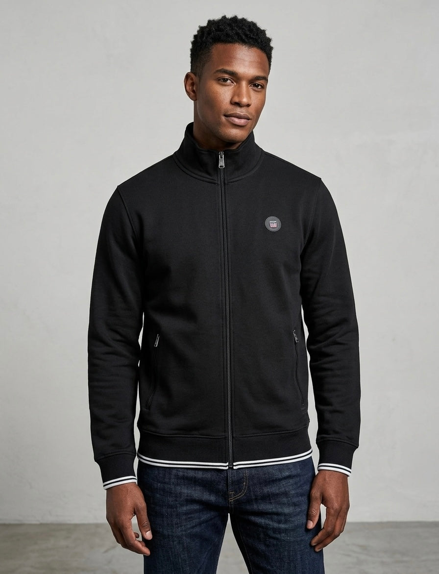 Sweater Zip Vinson Black