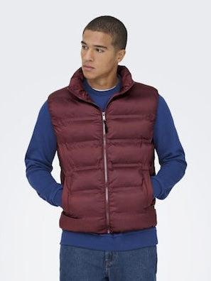 Gilet Only&Sons Red